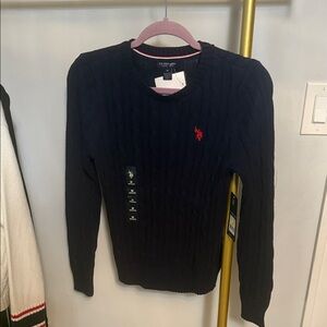U.S. Polo Assn. Dark Blue Crewneck Sweater